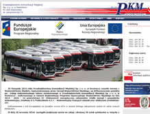 Tablet Screenshot of pkm.pl
